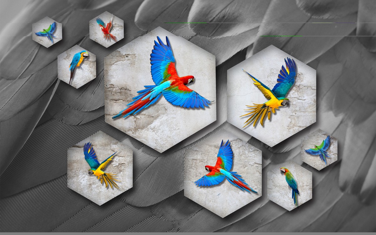 Фреска Экзотические миниатюры